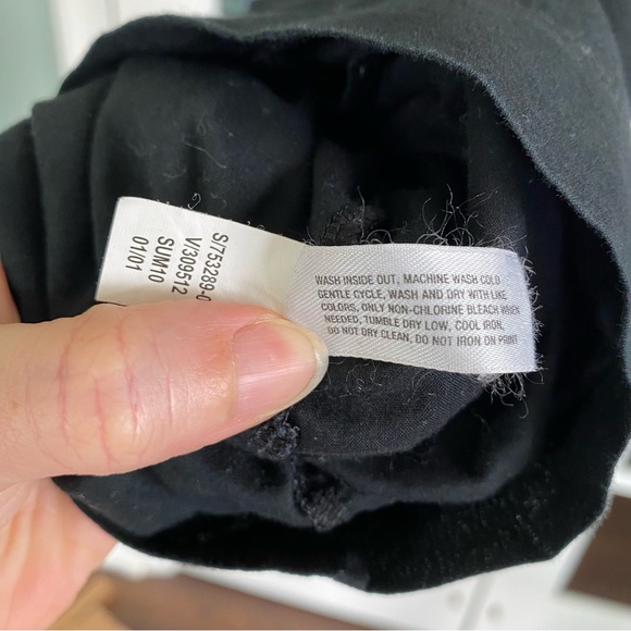 Gap Maternity Dress Cotton Medium Black - Picture 11 of 13